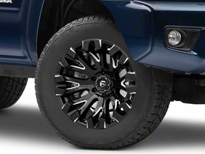 Fuel Wheels Quake Gloss Black Milled 6-Lug Wheel; 18x9; 1mm Offset (05-15 Tacoma)