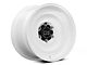 Black Rhino Solid Gloss White 6-Lug Wheel; 17x9.5; -12mm Offset (05-15 Tacoma)