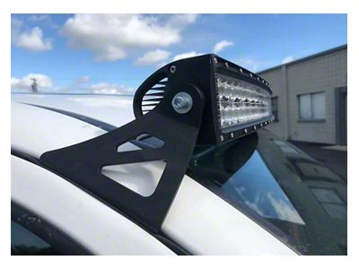 Cali Raised LED 52-Inch Curved LED Light Bar with Small Blue Backlight Switch; Combo Beam (05-23 Tacoma)