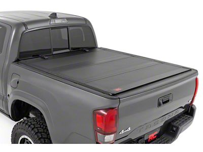 Rough Country Hard Tri-Fold Flip-Up Tonneau Cover (05-15 Tacoma w/ 5-Foot Bed)