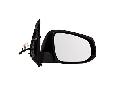 Replacement Powered Heated Side Door Mirror with Blind Spot and Turn Signal; Passenger Side (16-20 Tacoma)