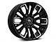 Fuel Wheels Rebar Gloss Black Milled 6-Lug Wheel; 17x9; -12mm Offset (05-15 Tacoma)