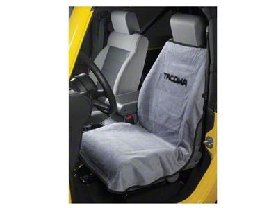 Seat Towel with Tacoma Logo; Gray (Universal; Some Adaptation May Be Required)