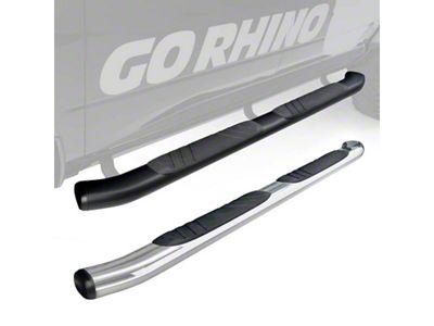 Go Rhino 5-Inch OE Xtreme Composite Side Step Bars; Black (2024 Tacoma Double Cab)