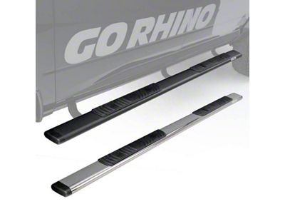 Go Rhino 5-Inch OE Xtreme Low Profile Side Step Bars; Black (2024 Tacoma Double Cab)