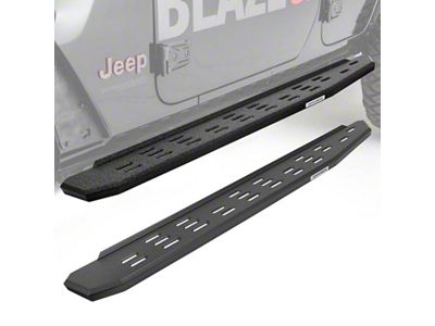 Go Rhino RB30 Running Boards; Textured Black (2024 Tacoma Double Cab)