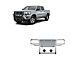 Rugged Heavy Duty Grille Guard with 7-Inch Black Round LED Lights; Black (05-15 Tacoma)