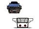 Rugged Heavy Duty Grille Guard with 7-Inch Red Round Flood LED Lights; Black (16-23 Tacoma)