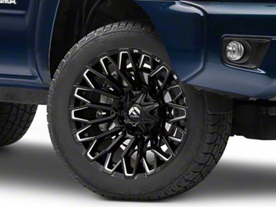 Fuel Wheels Strike Gloss Black Milled 6-Lug Wheel; 20x9; 1mm Offset (05-15 Tacoma)