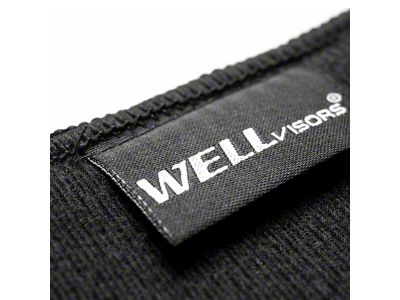 WELLvisors Suede Style Dash Mat; Black (05-15 Tacoma)
