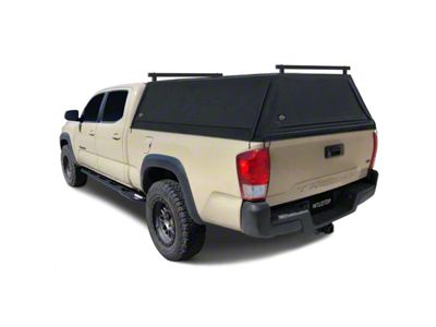 WildTop Soft Truck Cap with Integrated Roof Rack (16-23 Tacoma w/ 6-Foot Bed)