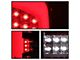 Light Bar C-Shape Style LED Tail Lights; Chrome Housing; Clear Lens (16-19 Tacoma)