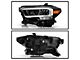 OE Style Full LED DRL Headlight; Black Housing; Clear Lens; Driver Side (20-23 Tacoma, Excluding TRD Pro)