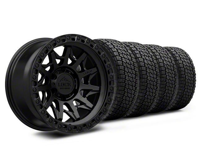 17x9 Lock Off-Road Lunatic Wheel & 32in NITTO All-Terrain Terra Grappler G2 Tire Package (16-23 Tacoma)