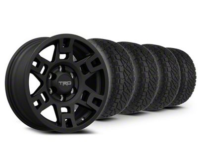17x7 Toyota 4Runner Style Wheel - 32in 265/70R17 NITTO Mud-Terrain Ridge Grappler M/T Tire; Wheel & Tire Package (16-23 Tacoma)