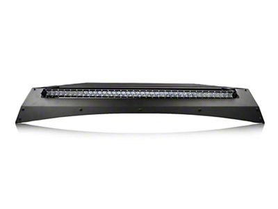 Cali Raised LED Economy Roof Rack with 42-Inch Single Row Amber LED Light Bar (05-23 Tacoma Double Cab)