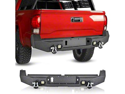 Nilight Full Width Rear Bumper with LED Lights (16-23 Tacoma)