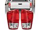Nilight OE Style Tail Lights; Black Housing; Red Lens (16-23 Tacoma)