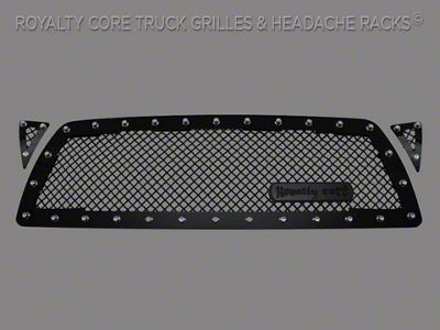 Royalty Core RC1 Classic Upper Grille Insert; Gloss Black (05-11 Tacoma)