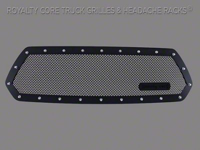 Royalty Core RCR Race Line Upper Grille Insert; Satin Black (16-17 Tacoma)