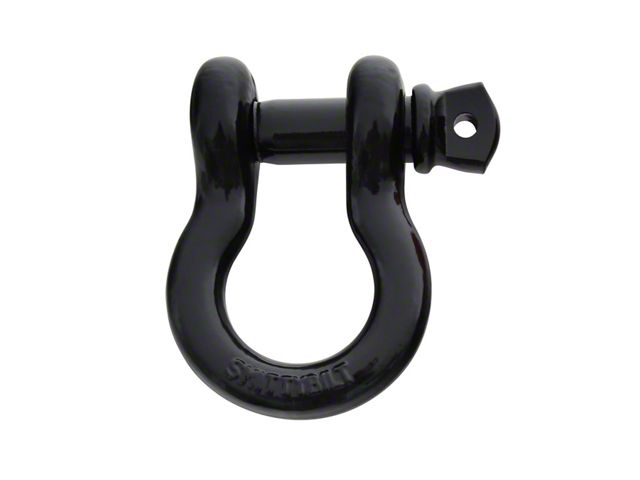 Smittybilt 3/4-Inch 4.75 Ton D-Ring Shackle; Black