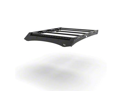 TrailRax Modular Full Roof Rack with 40-Inch Light Bar Cutout Deflector (05-23 Tacoma Double Cab)