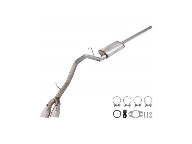 Pypes Street Pro Single Exhaust System with Polished Tips; Side Exit (05-15 4.0L Tacoma)