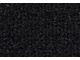 ACC Complete Cutpile Pattern Carpet Front and Rear Floor Mats; Black (16-21 Tacoma Double Cab)