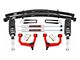 Rough Country 3.50-Inch Series II Bolt-On Suspension Lift Kit with M1 Monotube Shocks and Rear Leaf Springs; Red (05-23 4WD Tacoma)
