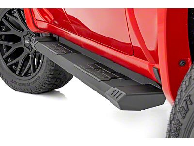 Rough Country HD2 Running Boards; Black (2024 Tacoma)