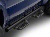 Barricade Tubular Drop Steps; Fine Textured Black Finish (24-26 Tacoma Double Cab)