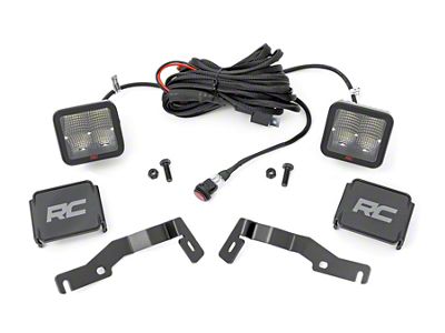 Rough Country Spectrum Series LED Ditch Light Kit; Spot Beam (2024 Tacoma)