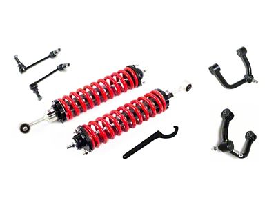 Freedom Offroad 2.50 to 5-Inch Adjustable Front Coil-Overs with Front Upper Control Arms (05-23 6-Lug Tacoma)