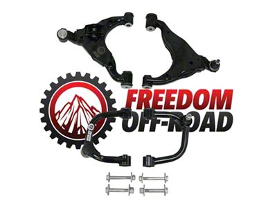 Freedom Offroad Adjustable Front Control Arms for 2 to 4-Inch Lift (05-15 6-Lug Tacoma)