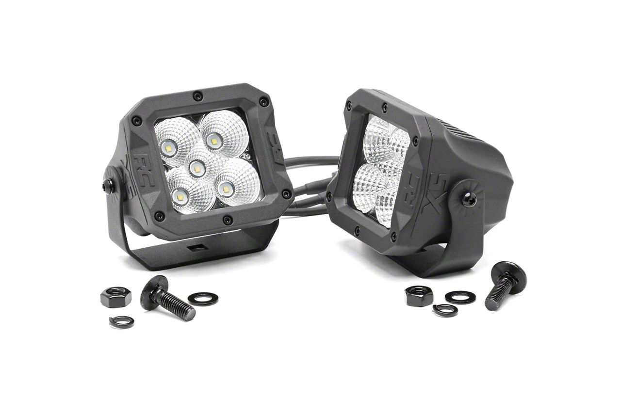 Rough Country Tacoma 2 in. X5 Series LED Cube Lights - Flood Beam 76903