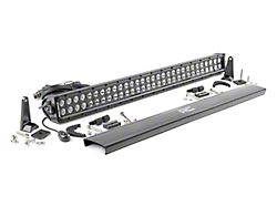 Rough Country 30-Inch Black Series Dual Row LED Light Bar; Flood/Spot Combo Beam (Universal; Some Adaptation May Be Required)