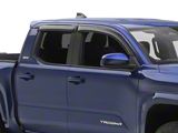 Tape-On Ventvisor Front and Rear Window Deflectors; Smoke (24-26 Tacoma)