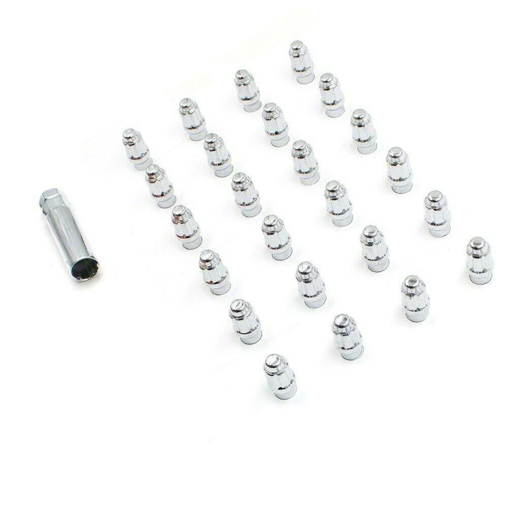 Tacoma Chrome 6 Spline Lug Nut Kit 12mm X 1 5 Set Of 24 05 21 Tacoma