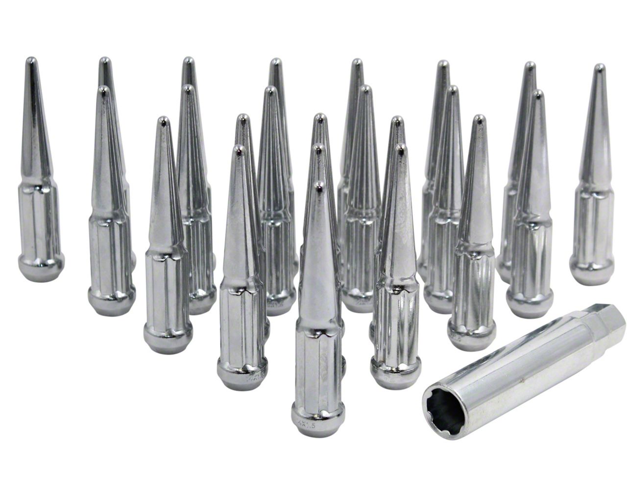 Tacoma Chrome Spike Lug Nut Kit 12mm X 1 5 Set Of 05 15 Tacoma