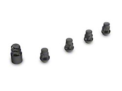 Locks with Key for Black Acorn Lug Nuts; 12mm x 1.5 (05-21 Tacoma)
