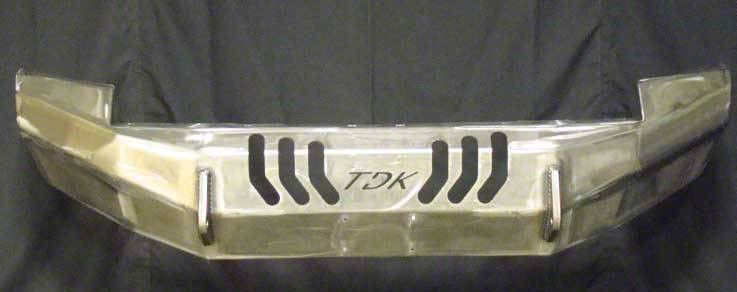 Throttle Down Kustoms Standard Front Bumper; Bare Metal (16-23 Tacoma)
