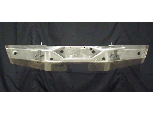 Throttle Down Kustoms Rear Bumper with Clevis Mounts and Dual LED Cube Light Holes; Bare Metal (05-11 Tacoma)