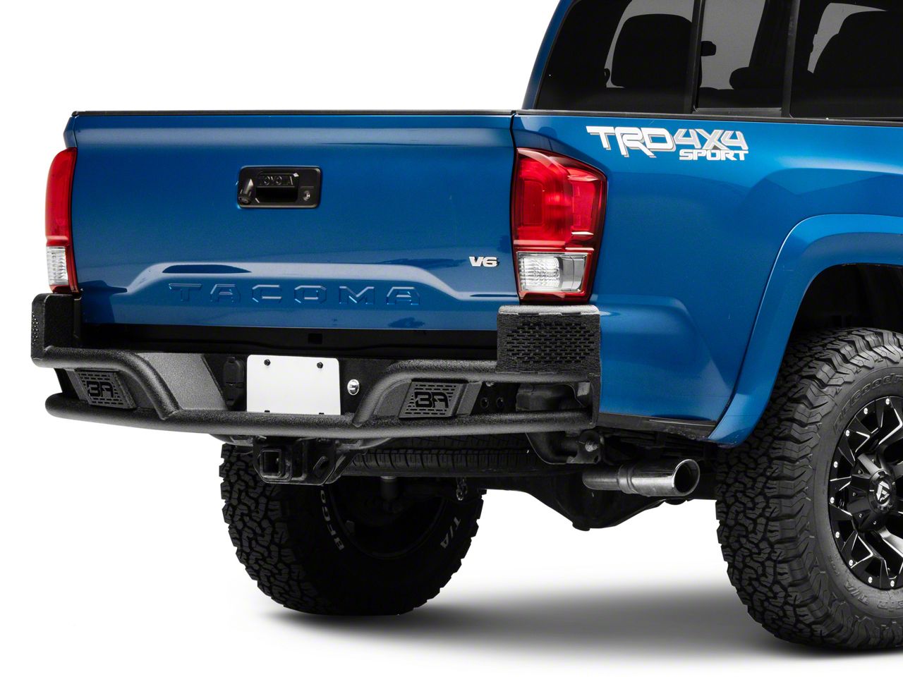 bumper rear tacoma armor 4x4 body desert series