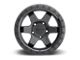 Rotiform SIX-OR Matte Black 6-Lug Wheel; 17x9; 1mm Offset (05-15 Tacoma)