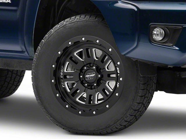 Pro Comp Wheels Cognito Satin Black Milled 6-Lug Wheel; 18x9; 0mm Offset (05-15 Tacoma)