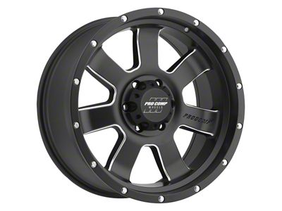 Pro Comp Wheels Inertia Satin Black Milled 6-Lug Wheel; 20x9; 0mm Offset (2024 Tacoma)
