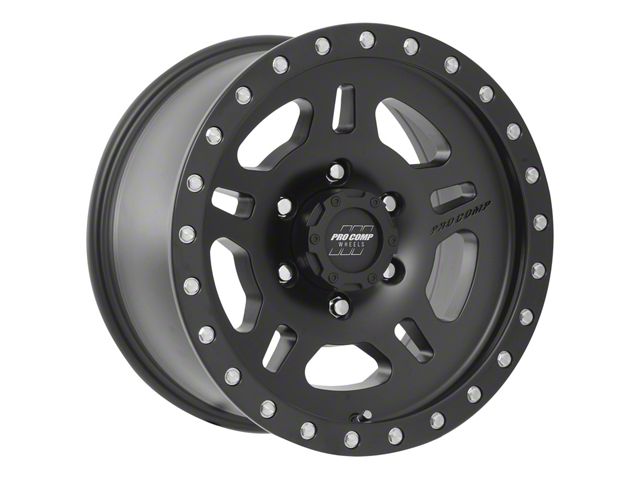 Pro Comp Wheels La Paz Satin Black 6-Lug Wheel; 17x8.5; 0mm Offset (05-15 Tacoma)