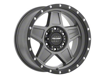 Pro Comp Wheels Predator Matte Graphite 6-Lug Wheel; 17x8.5; 0mm Offset (2024 Tacoma)