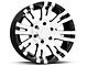 Pro Comp Wheels 01 Series Gloss Black Machined 6-Lug Wheel; 17x8; 0mm Offset (16-23 Tacoma)