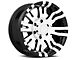 Pro Comp Wheels 01 Series Gloss Black Machined 6-Lug Wheel; 17x8; 0mm Offset (16-23 Tacoma)